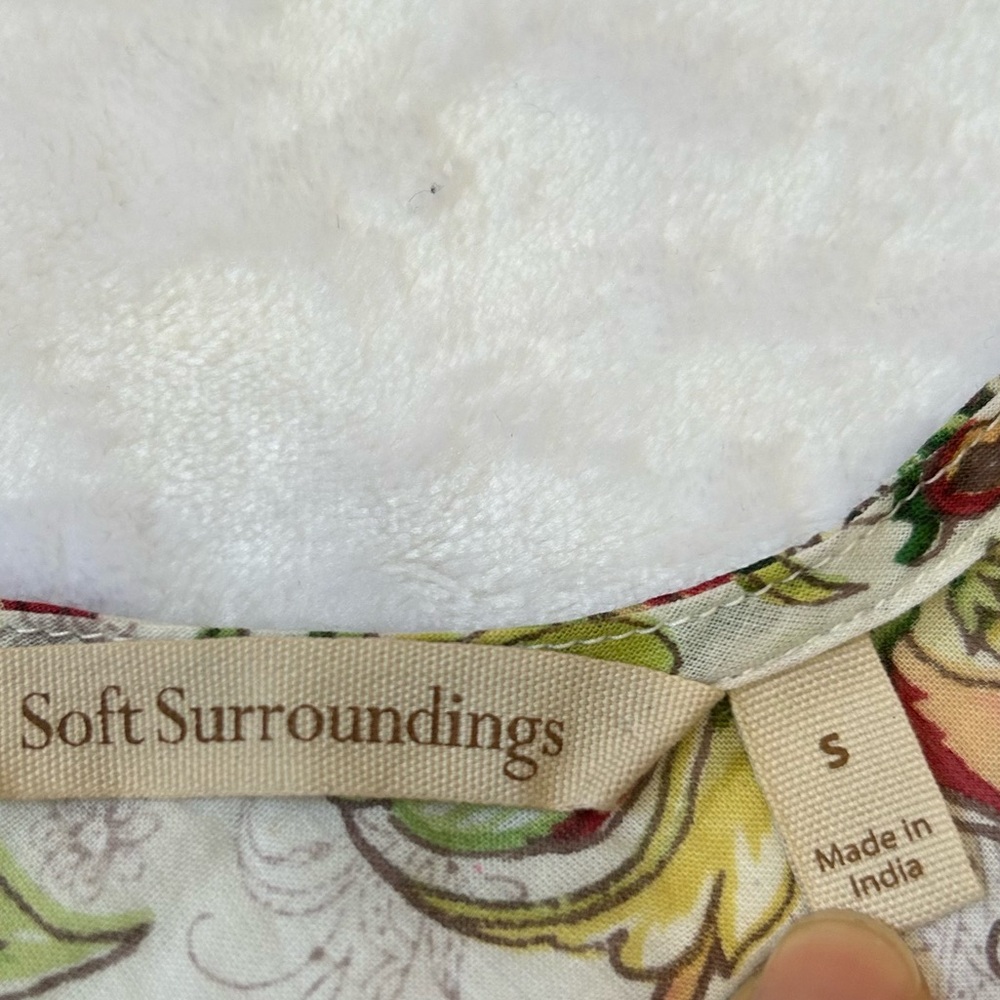 Soft Surroundings Floral Tiered Dress - Picture 7 of 10